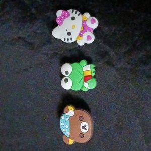 Kitty/frog/teddy bear croc accessory